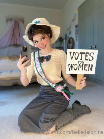 Belle Delphine Votes For Women Onlyfans Set Leaked - #20