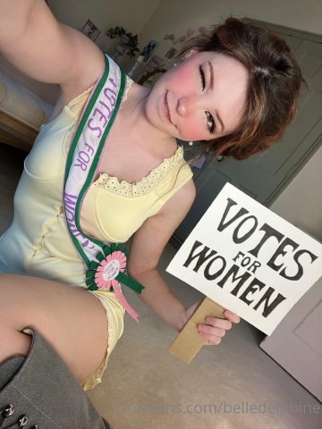 Belle Delphine Votes For Women Onlyfans Set Leaked - #33