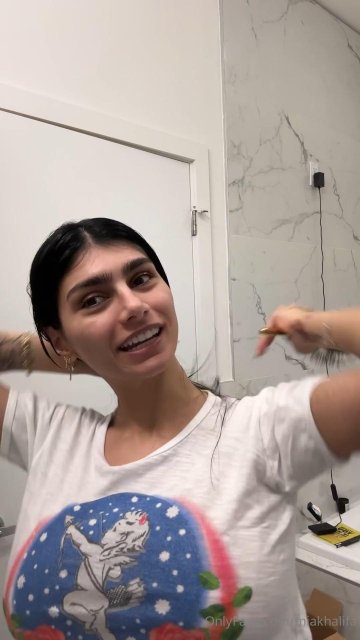 Mia Khalifa Nude Dressing OnlyFans Video Leaked - #27