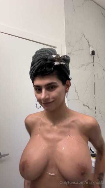 Mia Khalifa Nude Dressing OnlyFans Video Leaked - #17