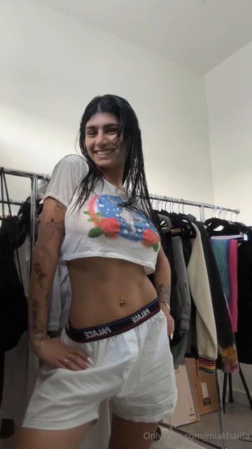 Mia Khalifa Nude Dressing OnlyFans Video Leaked - #29