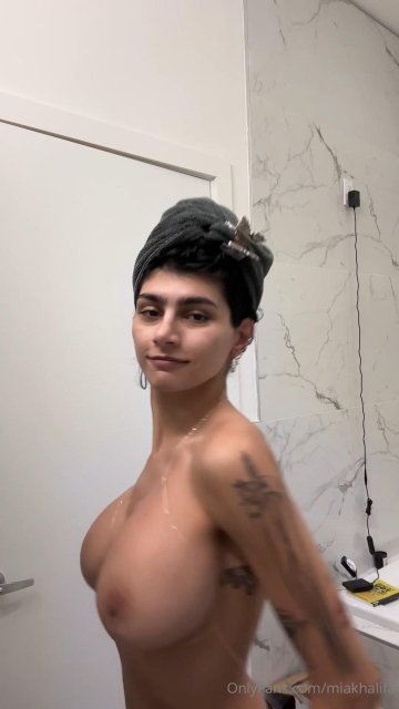 Mia Khalifa Nude Dressing OnlyFans Video Leaked - #26
