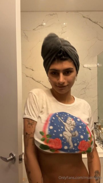 Mia Khalifa Nude Dressing OnlyFans Video Leaked - #32