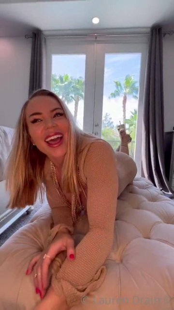 Lauren Drain See-Through Dress Strip OnlyFans Video Leaked - #9