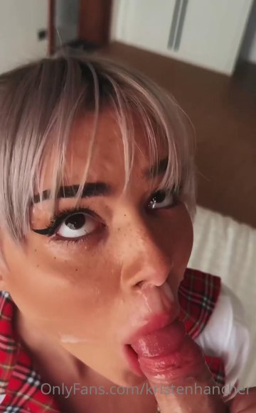 Kristen Hancher Nude Blowjob Cumshot Onlyfans Video Leaked - #8