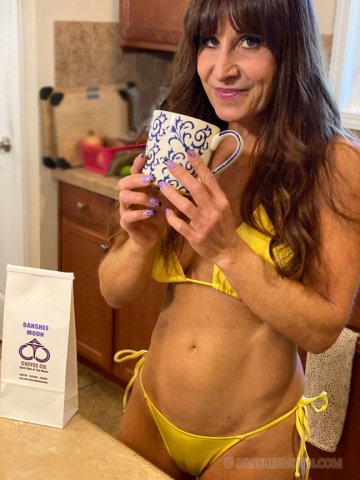 Banshee Moon Nude Bikini Coffee Onlyfans Set Leaked - #3