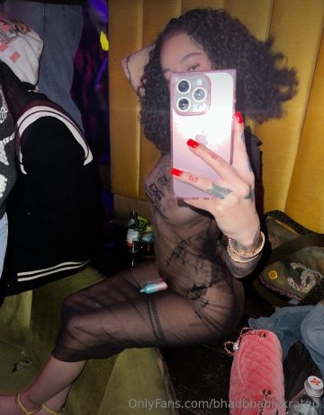 Bhad Bhabie Nude Sheer Nipple Dress Onlyfans Set Leaked - #4