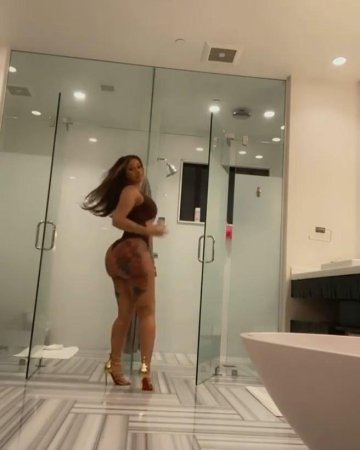 Cardi B Sexy One-Piece Modeling Video Leaked - #3