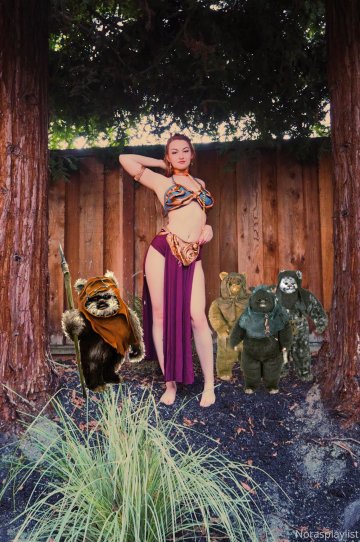 Nora Rivers Nude Slave Leia Cosplay OnlyFans Set Leaked - #13