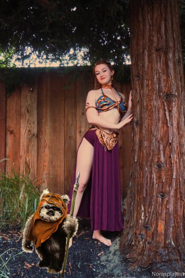 Nora Rivers Nude Slave Leia Cosplay OnlyFans Set Leaked - #5