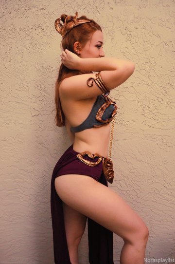 Nora Rivers Nude Slave Leia Cosplay OnlyFans Set Leaked - #16