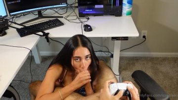 Izzy Green Video Game POV Blowjob OnlyFans Video Leaked - #12