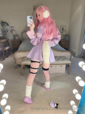 Belle Delphine Purple Crocs Full Onlyfans Set Leaked - #11