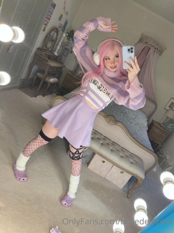 Belle Delphine Purple Crocs Full Onlyfans Set Leaked - #87