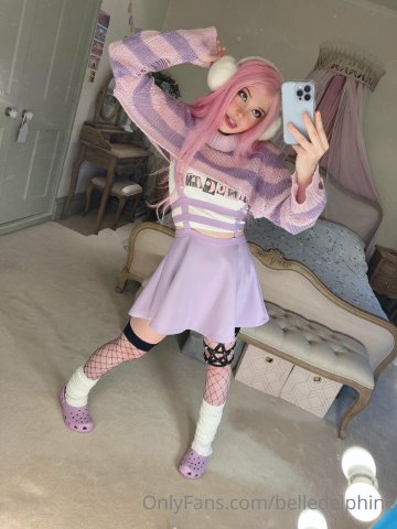 Belle Delphine Purple Crocs Full Onlyfans Set Leaked - #33