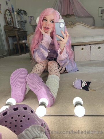 Belle Delphine Purple Crocs Full Onlyfans Set Leaked - #47