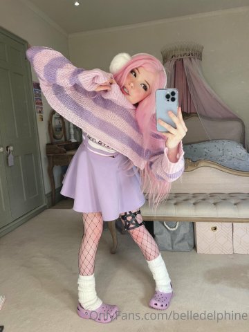 Belle Delphine Purple Crocs Full Onlyfans Set Leaked - #39