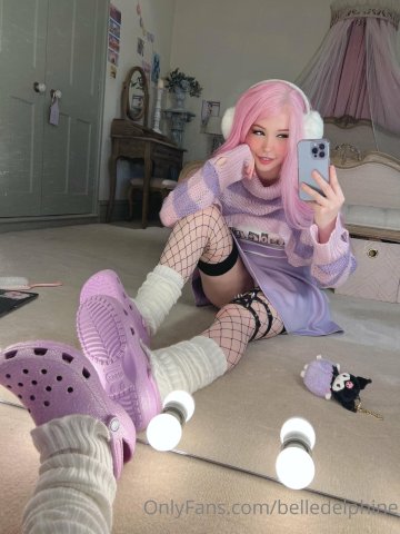 Belle Delphine Purple Crocs Full Onlyfans Set Leaked - #89