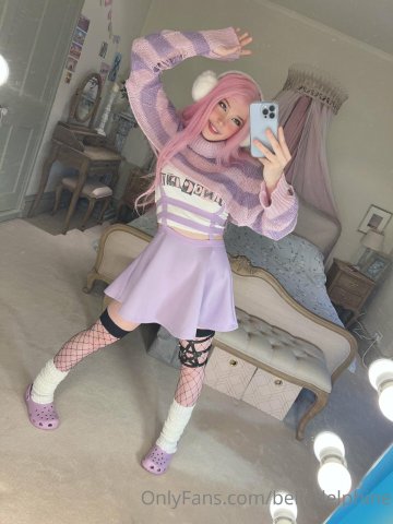 Belle Delphine Purple Crocs Full Onlyfans Set Leaked - #182