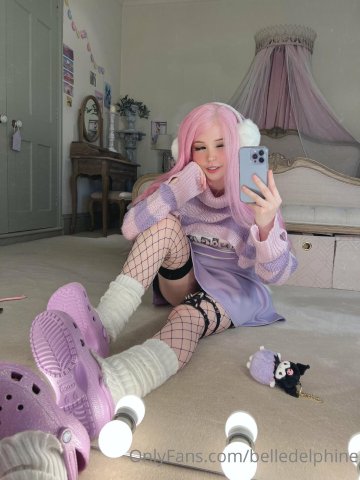 Belle Delphine Purple Crocs Full Onlyfans Set Leaked - #27