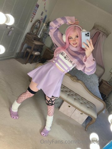 Belle Delphine Purple Crocs Full Onlyfans Set Leaked - #13