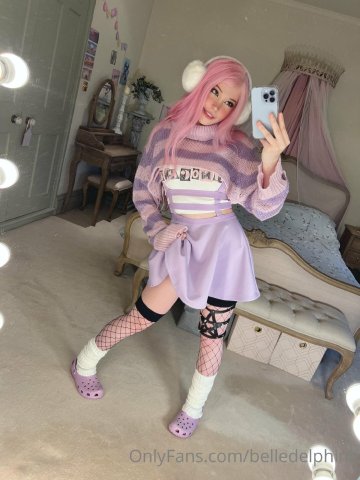 Belle Delphine Purple Crocs Full Onlyfans Set Leaked - #119