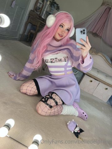 Belle Delphine Purple Crocs Full Onlyfans Set Leaked - #86