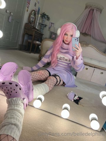 Belle Delphine Purple Crocs Full Onlyfans Set Leaked - #78