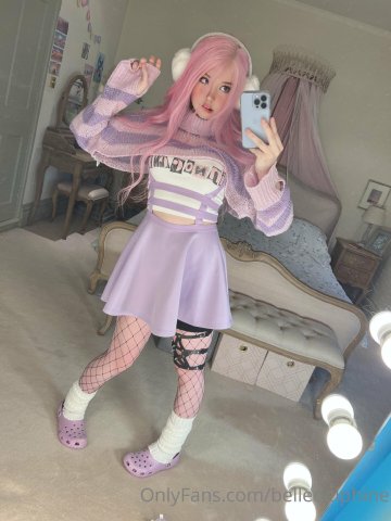 Belle Delphine Purple Crocs Full Onlyfans Set Leaked - #153