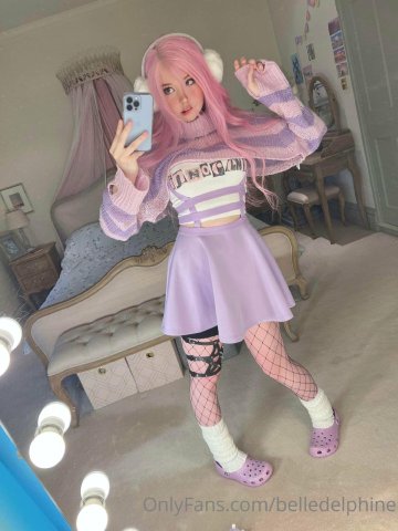 Belle Delphine Purple Crocs Full Onlyfans Set Leaked - #23