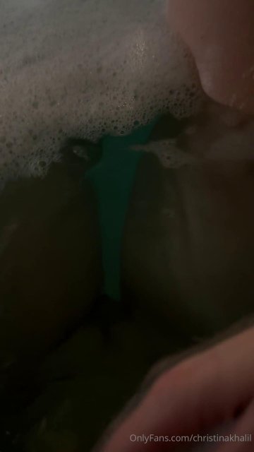 Christina Khalil Nude Bath Pussy Masturbation Onlyfans Video Leaked - #6
