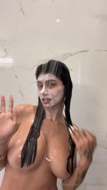 Mia Khalifa Nude Shower Shaving OnlyFans Video Leaked - #4