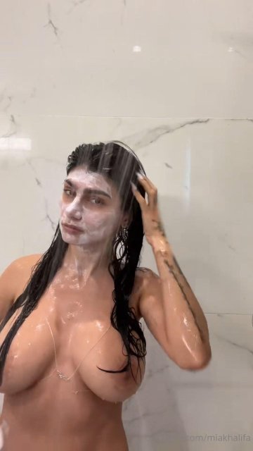Mia Khalifa Nude Shower Shaving OnlyFans Video Leaked - #16