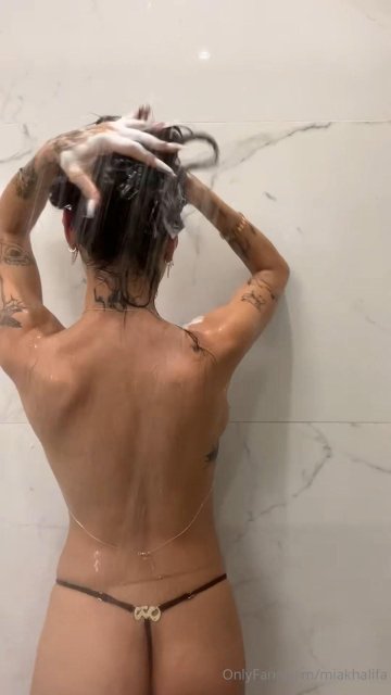 Mia Khalifa Nude Shower Shaving OnlyFans Video Leaked - #8
