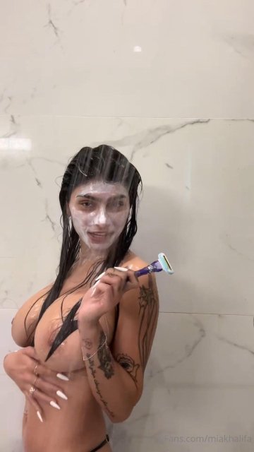 Mia Khalifa Nude Shower Shaving OnlyFans Video Leaked - #9