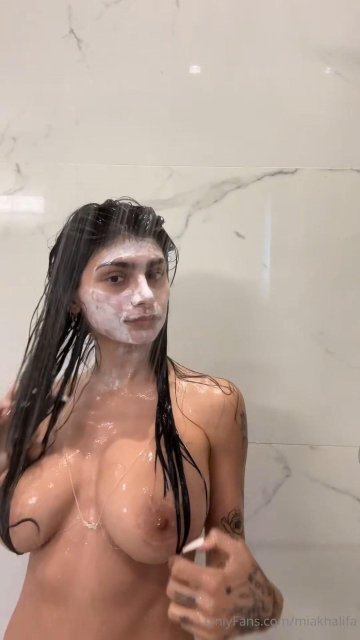 Mia Khalifa Nude Shower Shaving OnlyFans Video Leaked - #17