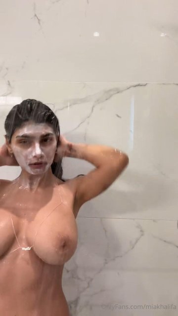 Mia Khalifa Nude Shower Shaving OnlyFans Video Leaked - #15