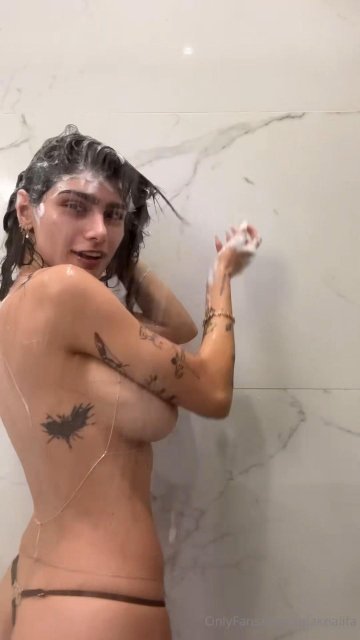 Mia Khalifa Nude Shower Shaving OnlyFans Video Leaked - #3