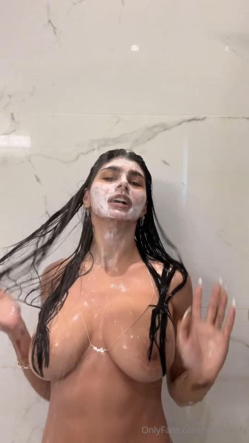 Mia Khalifa Nude Shower Shaving OnlyFans Video Leaked - #18