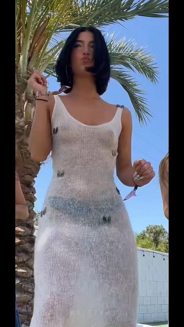 Charli D’Amelio Nude Tits See-Through Video Leaked - #15