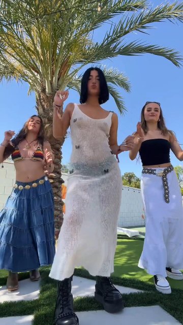 Charli D’Amelio Nude Tits See-Through Video Leaked - #4