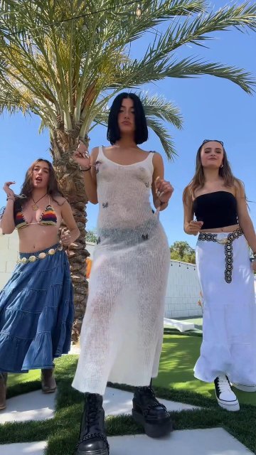 Charli D’Amelio Nude Tits See-Through Video Leaked - #2