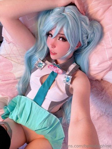 Belle Delphine Nude Miku Cosplay Onlyfans Set Leaked - #18