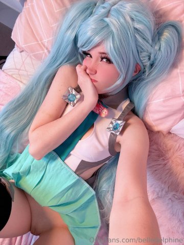 Belle Delphine Nude Miku Cosplay Onlyfans Set Leaked - #12