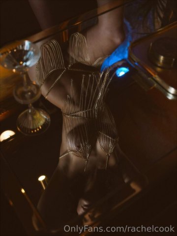 Rachel Cook Nude Chain Lingerie Posing Set Leaked - #32