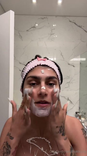 Mia Khalifa Nude Shower Prep OnlyFans Video Leaked - #5