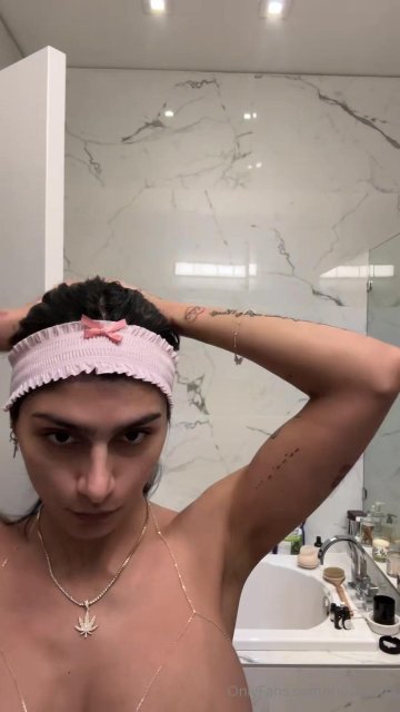 Mia Khalifa Nude Shower Prep OnlyFans Video Leaked - #17