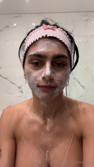 Mia Khalifa Nude Shower Prep OnlyFans Video Leaked - #9