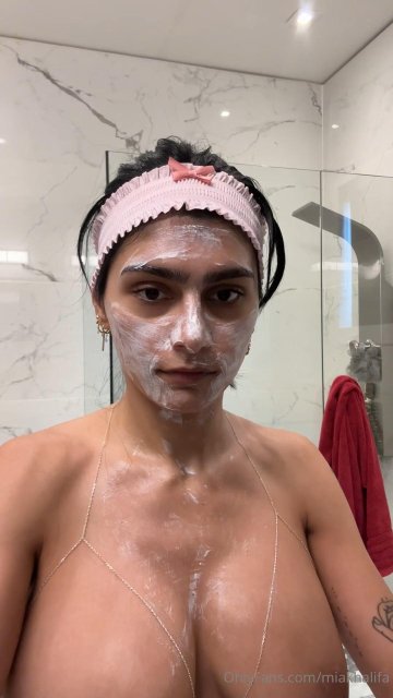 Mia Khalifa Nude Shower Prep OnlyFans Video Leaked - #12