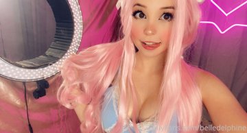 Belle Delphine Nude Pink Hair Bunny Onlyfans Set Leaked - #7
